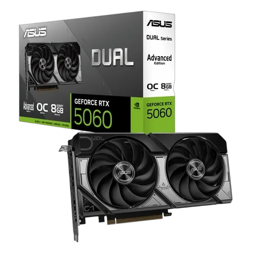 Dual GeForce RTX 5060 8GB OC Edition Advanced