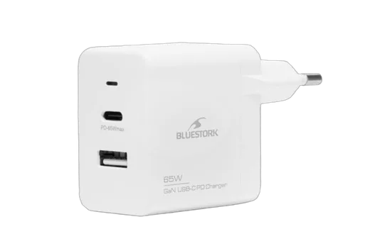 Bluestork 65W USB C - Blanc/Détachable — vue 3