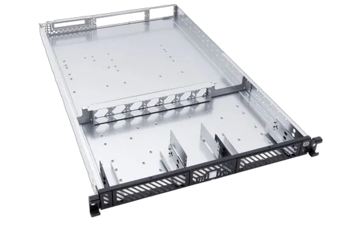 Alphacool Rack 1U ES - 19" - ServerRack - Watercooling Ready — vue 3