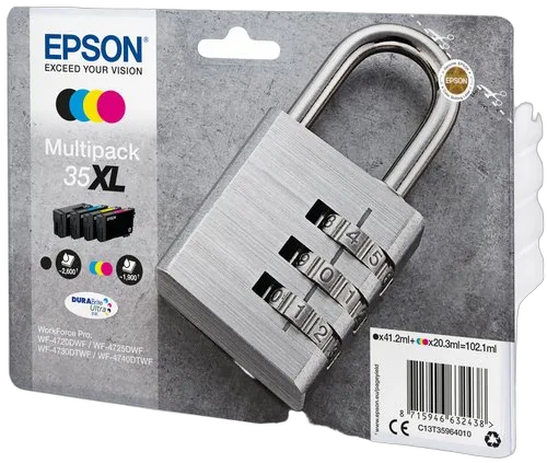 Epson - Noir, Cyan, Magenta, Jaune - C13T35964020 — vue 2