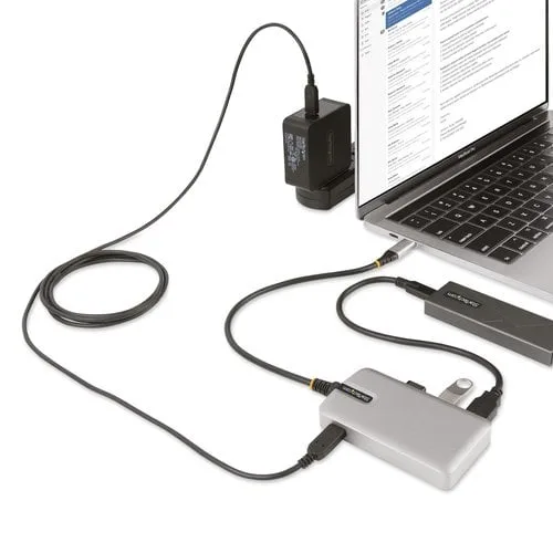 StarTech 4-PORT USB-C HUB W/USB-C VIDEO — vue 9