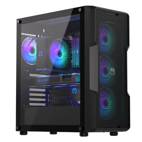 ENDORFY Regnum 400 ARGB Noir - MT/Sans Alim/ATX — vue 1