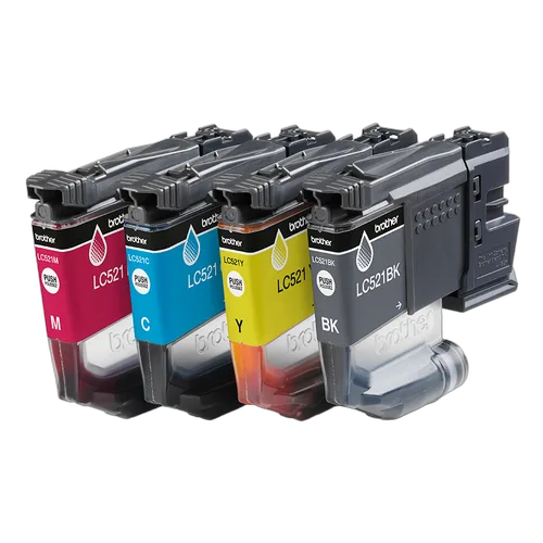 Brother Cartouche d'encre LC521 - 4 couleurs — vue 4