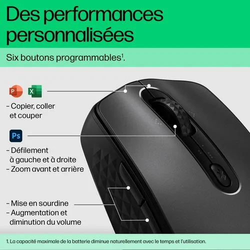 HP 690 Qi-Charging Wireless Mouse — vue 13