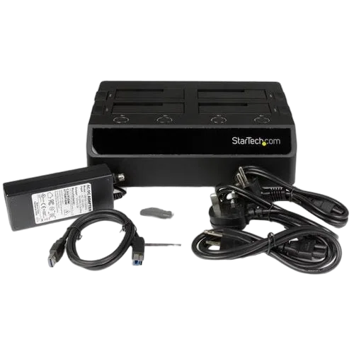 StarTech USB 3.0 to 4-Bay HDD Dock w/UASP & Fans — vue 4