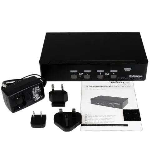 StarTech 4 Port USB DisplayPort KVM Switch — vue 4