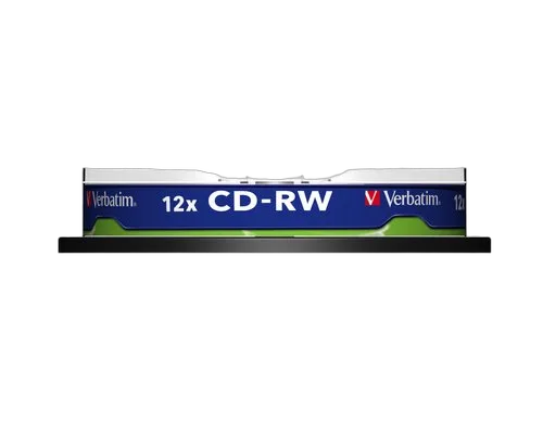 Verbatim CD-RW 8-12X 10PK SPINDLE 700MB DATALIFE PLUS — vue 3