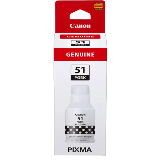 Canon Bouteille d'encre Noire - GI-51 PGBK — vue 1
