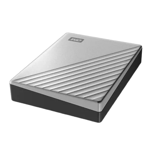 WD HDD EXT My Pass Ultra 4TB Silver — vue 4