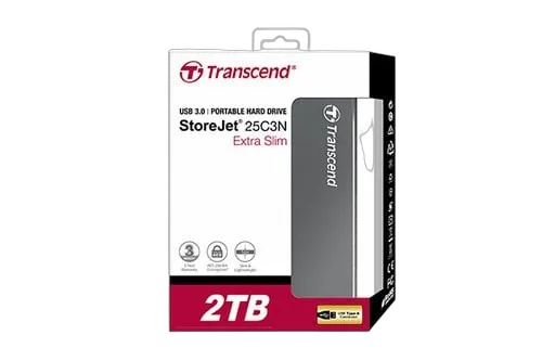 Transcend 2TB StoreJet2.5"C3N Portable HDD — vue 4