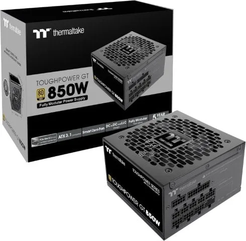ATX 3.1 850W - 80+ Gold - Toughpower GT FM - Noir