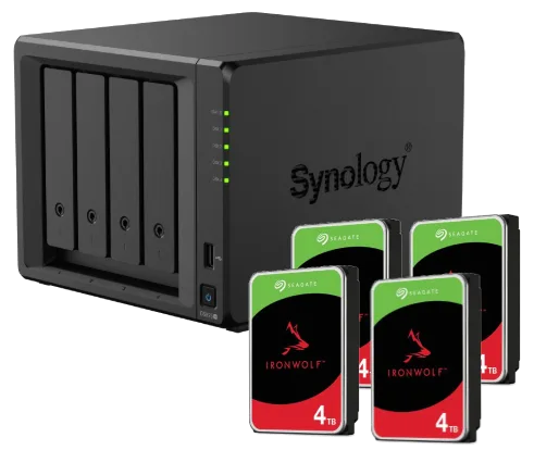 Synology DS925+ - 4 Baies avec 4 disques de 4To IronWolf — vue 1