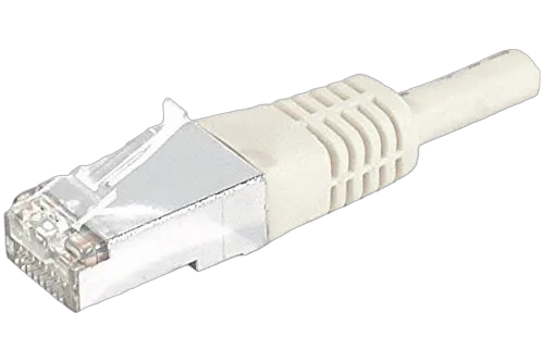 Cordon RJ45 catégorie 6 S/FTP gris - 3 m — vue 1