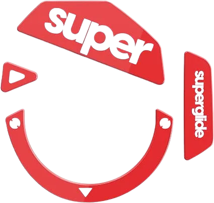SuperGlide Patins Verre V2 - Logitech G502 - Rouge — vue 1