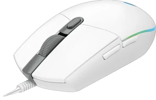Logitech G102 LIGHTSYNC Gaming Mouse WHITE (910-005824) — vue 1