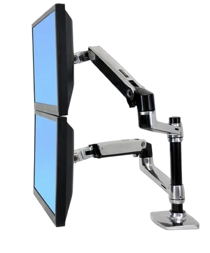 Ergotron 45-248-026/LX Dual Arm Pole Mount — vue 1