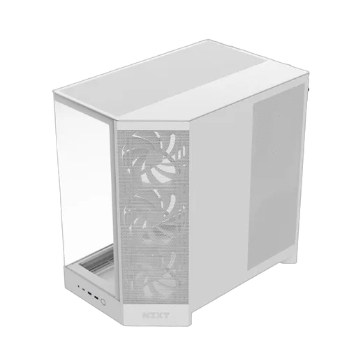 NZXT H9 Flow Blanc - MT/Sans Alim/E-ATX — vue 3