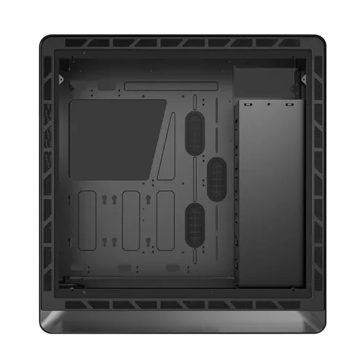 Jonsbo UMX6 Tempered Glass Black — vue 3