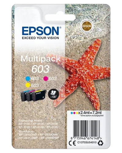 Epson Ink/603 2.4ml CY MG YL — vue 1