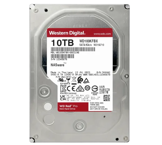 WD 10To Red Pro - WD103KFBX — vue 2