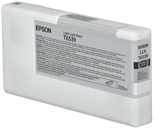 Epson Ink/T6539 Ultrachrome HDR 200ml LLBK — vue 1