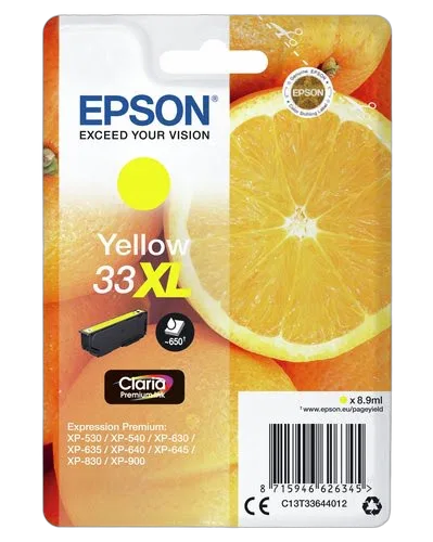 Epson - Jaune - C13T33644012 — vue 3
