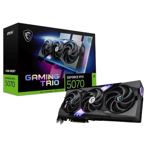 MSI GeForce RTX 5070 12G GAMING TRIO OC — vue 1