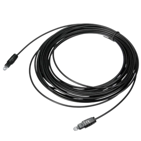 Câble optique Toslink mâle/mâle - 5m - Gris — vue 1