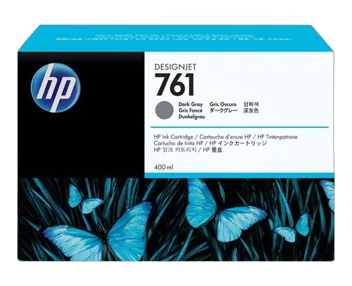 HP No 761 Ink Cart/Dark Grey 400ml — vue 1
