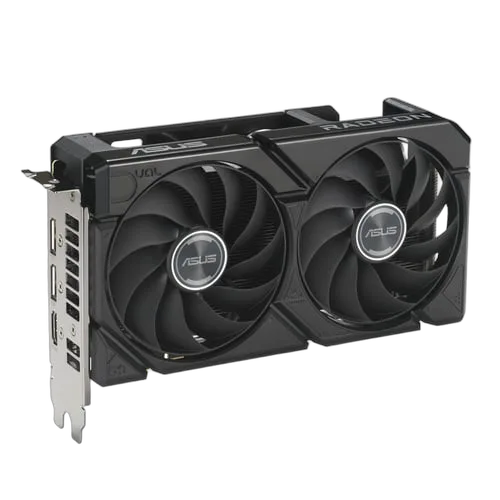 Asus Dual Radeon RX9060XT 8G GDDR6 — vue 3