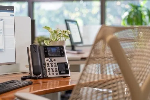 HP POLY EDGE E450 IP PHONE AND — vue 6