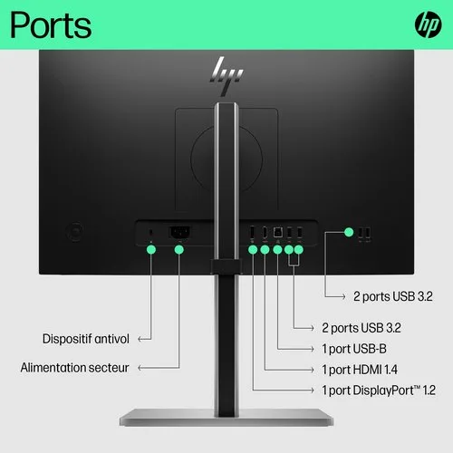 HP E-Series E22 G5 — vue 4