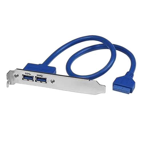 StarTech 2 Port USB 3 A Female Slot Plate Adapter — vue 1
