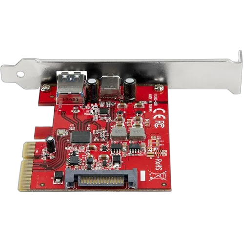 StarTech 2-PORT 10GBPS USB-A/USB-C PCIE — vue 3