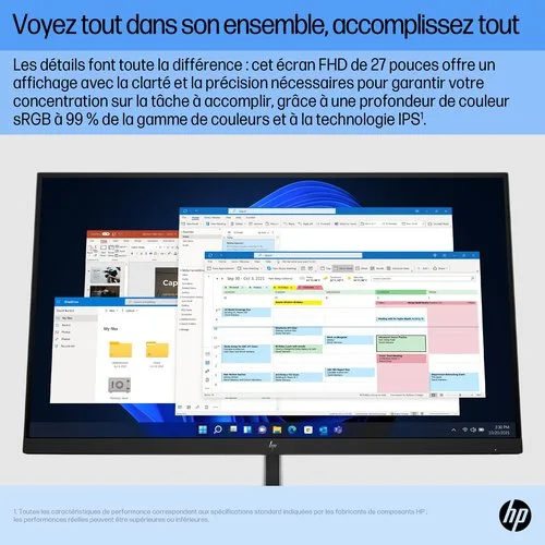 HP E27 G5 FHD — vue 7