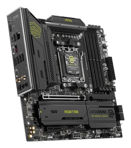 MSI MAG B850M MORTAR WIFI - B850/AM5/DDR5/mATX — vue 3