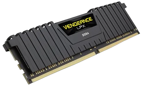 Corsair Vengeance LPX schwarz, DDR4-3200, CL16 - 64 GB Quad-Kit — vue 2