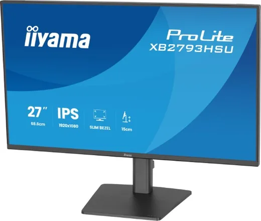 Iiyama XB2793HSU-B1 - 27" FHD 120Hz HP Pied réglable Pivot — vue 5