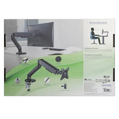 T'nB Support de bureau articulé 1 écran — vue 2