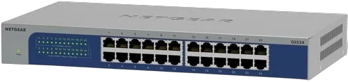 Netgear 24-PORT GB UNMGD SWITCH FANLESS — vue 1