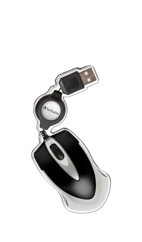 Verbatim GO MINI OPTICAL TRAVEL MOUSE BLACK (49020) — vue 1