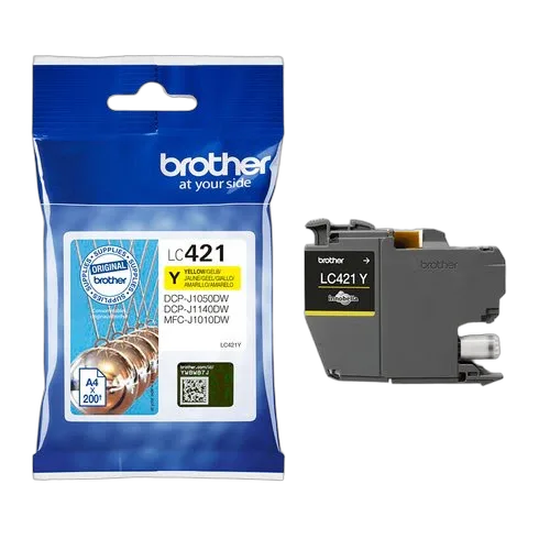Brother - Jaune - LC421Y — vue 3