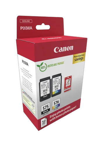 Canon PIXMA TS3750i Black + Cartouche d'encre PG-575/CL-576 pack 2 couleurs — vue 9