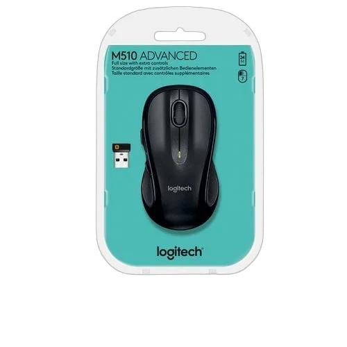 Logitech Wireless Mouse M510 - BLACK - EMEA — vue 7