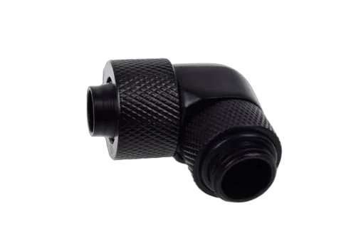 Alphacool Eiszapfen Fitting compression - 13/10mm - 90° rotatif G1/4 - Pack de 4 - Noir — vue 3