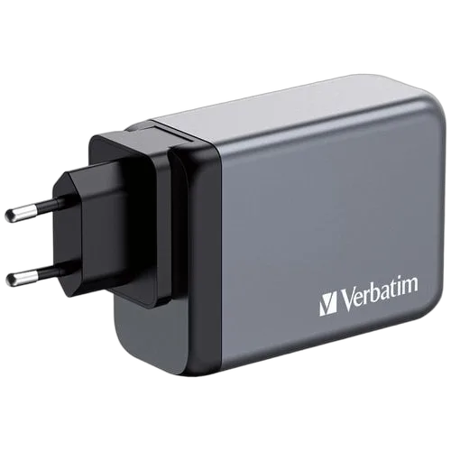 Verbatim GNC-240 GaN Charger 4 Port 240W USB A/C — vue 3