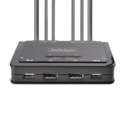 StarTech 2-PORT COMPACT 4K KVM SWITCH - — vue 3