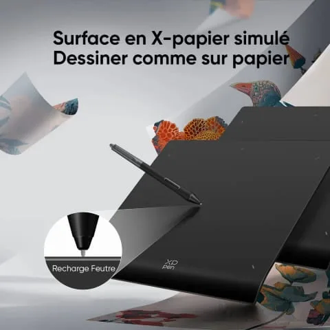 XPPEN Deco Pro XLW Gen 2 MT1592B_ACK05 - 5080LPI 15" Noir-Seconde Vie — vue 6