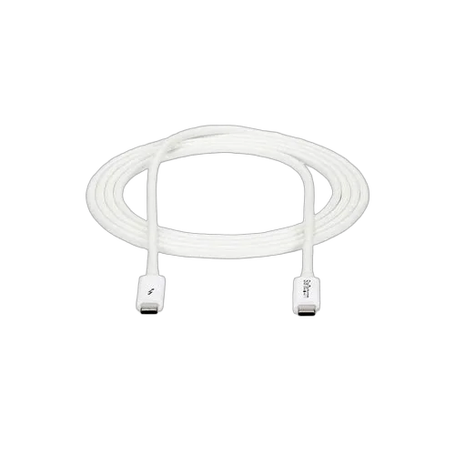 StarTech 2m Thunderbolt 3 Cable 20Gbps - White — vue 6