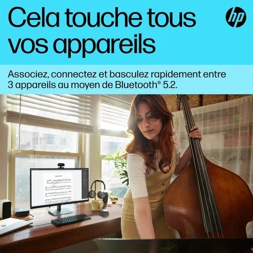 HP 355 Compact multi-appareil - Noir — vue 19